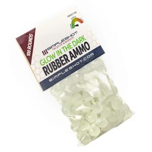 SimpleShot Glow Rubber Ammo - 100pk